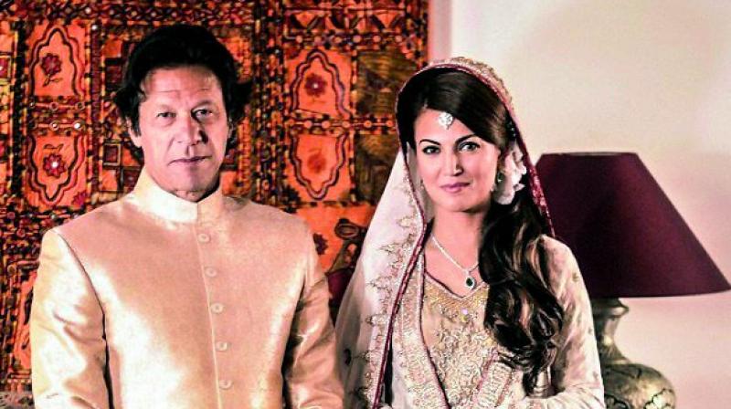 Imran Khan and former wife Reham Khan during happier times