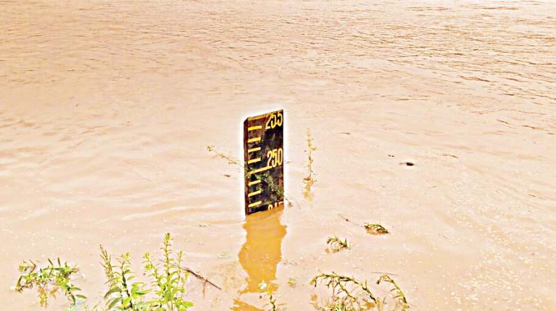 Water level nearing danger level at Uppinangady   (Image: DC)