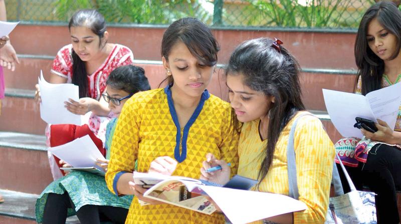 Many families are ensuring that the girl child is getting equal opportunities to study.