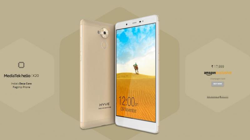 Hyve Pryme, the Indian flagship smartphone at Rs 17,999