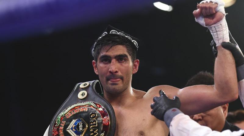 The 32-year-old Haryana boxer, who is currently ninth in the WBO rankings, defeated Chinas No.1 boxer Zulpikar Maimaitiali during his last fight in Mumbai to claim WBO Oriental Super Middleweight title and successfully defended his WBO Asia Pacific title. (Photo: AFP)