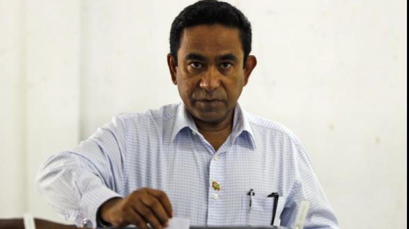 The reinstatement of the dozen legislators gave the opposition a majority in the 85-member assembly, and it can now potentially impeach Yameen. (Photo: AP)