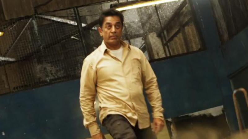 Kamal Haasan in a still from Vishwaroop II.