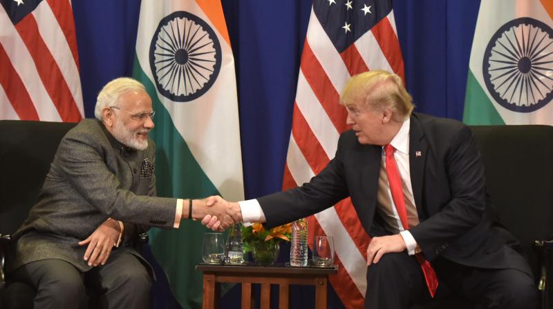 Prime Minister Narendra Modi and US President Donald Trump also discussed a range of key issues, including defence and security, in Manila, Philippines. (Photo: PIB)