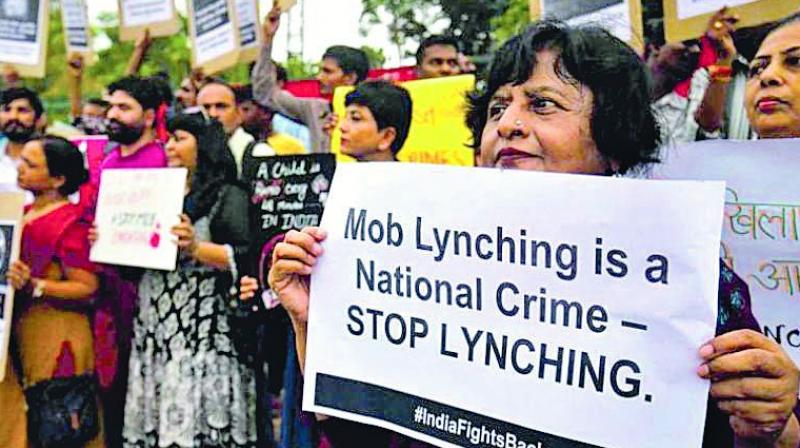 A lynching is a crude way of telling a section of the population  that the law cannot protect them.