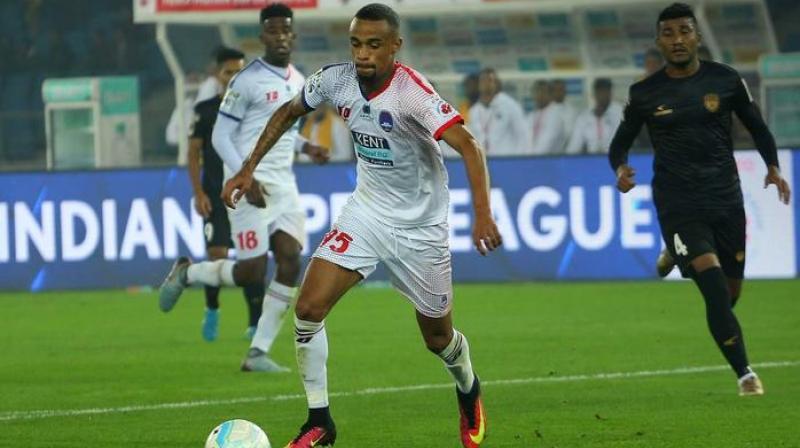 NorthEast scored both goals in the space of five minutes in the first half to notch up their first win of the season after draw and a loss in their first two games. (Photo: ISL website)