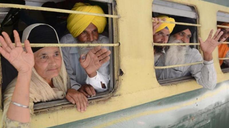 The ongoing Baisakhi festival is a subject of controversy as India accused Pakistan of using it to incite Indian pilgrims on the issue of Khalistan, which was rejected by Islamabad. (Photo: Representational/AFP)