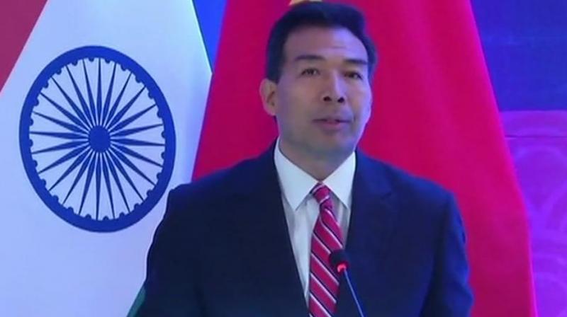 Luo Zhaohui was delivering a keynote address on Beyond Wuhan: How Far and Fast can China-India Relations Go at an event organised by the Chinese Embassy in New Delhi. (Photo: ANI)