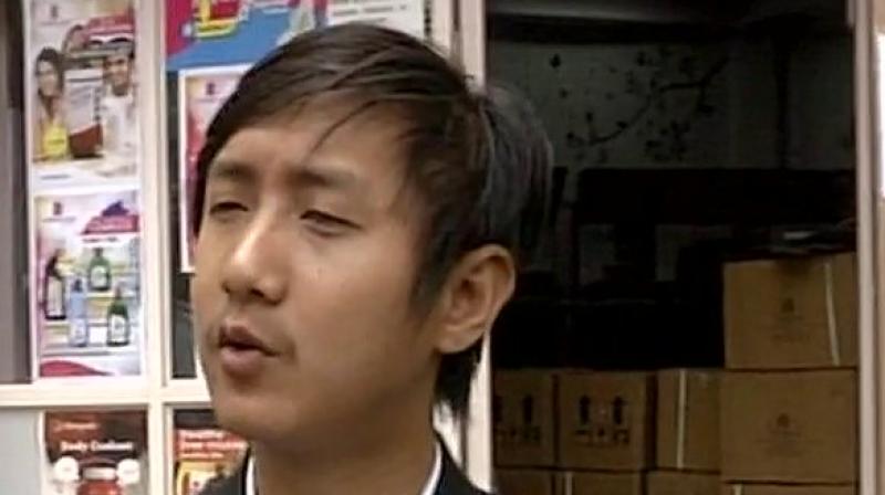 Higio Tama, who was allegedly forced to link his house owners shoes. (Photo: ANI Twitter)