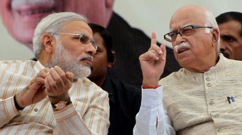 Prime Minister Narendra Modi and senior BJP leader LK Advani. (Photo: File)