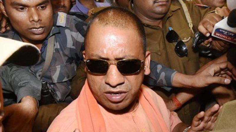 Replying to a specific question on choosing Adityanath, a Swayamsevak, as Chief Minister, RSS Joint General Secretary Bhagaiah told reporters it was a political decision. (Photo: AP)