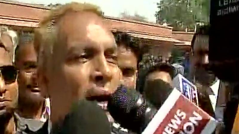 AP Singh, lawyer for the convicts in the 2012 gangrape case. (Photo: ANI Twitter)