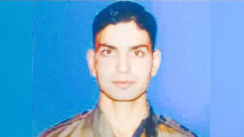 Lieutenant Umer Fayaz, 23, from the troubled region of Kulgam district, was posted with 2 Rajputana Rifles and had applied for leave to attend a cousins wedding. (Photo: ANI Twitter)