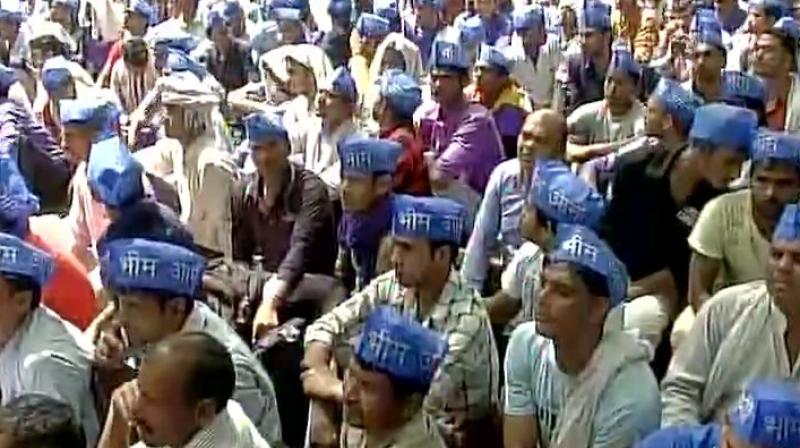 Groups protest at Jantar Mantar against atrocities on Dalits
