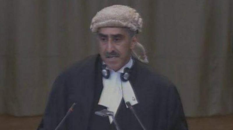 Pakistan lawyer Khawar Qureshi. (Photo: ANI Twitter)