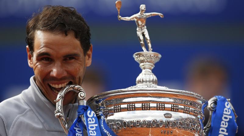 Nadal now has 77 titles overall while his career clay-court match record stands at 401 wins against just 35 defeats. (Photo: AP)