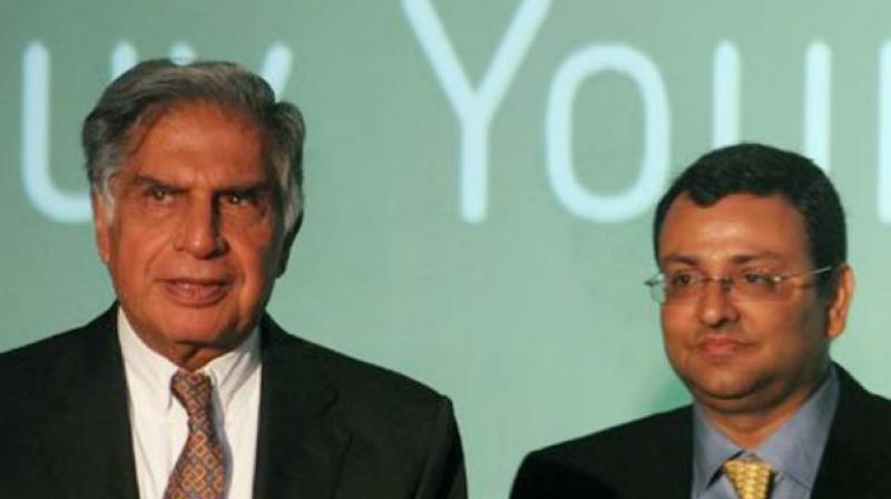 Ratan Tata with Cyrus Mistry (Photo: AFP)
