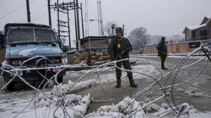 The snowfall over the past three days prevented the arrival of ministers from Jammu to Valley this year, necessitating the officials to preside over the functions. (Photo: AP)