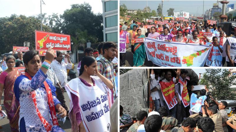Thousands detained ahead of Vizag beach protest