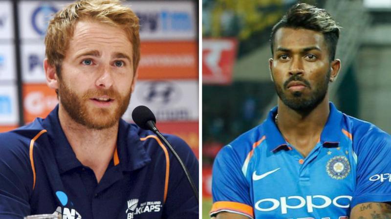 \Hes a very vital player for the Indian side in terms of a fast bowling all-rounder that I suppose in these conditions, it accommodates the spinners so much, but to have a fast bowling all-rounder that bowls good pace and hits it out of the park is always exciting to have,\ said New Zealand skipper Kane Williamson when asked about Hardik Pandya. (Photo: PTI / BCCI)