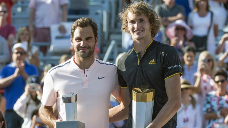 Alexander Zverev blasted six aces and won 80 percent of first serve points as he needed just 68 minutes to dominate the 19-time Grand Slam winner and reigning Wimbledon and Australian Open champion Roger Federer to win Montreal Masters title. (Photo: AP)