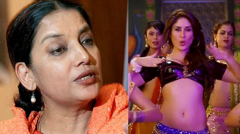 Shabana Azmi has expressed her concern over Kareena Kapoor Khans song Fevicol Se even before.
