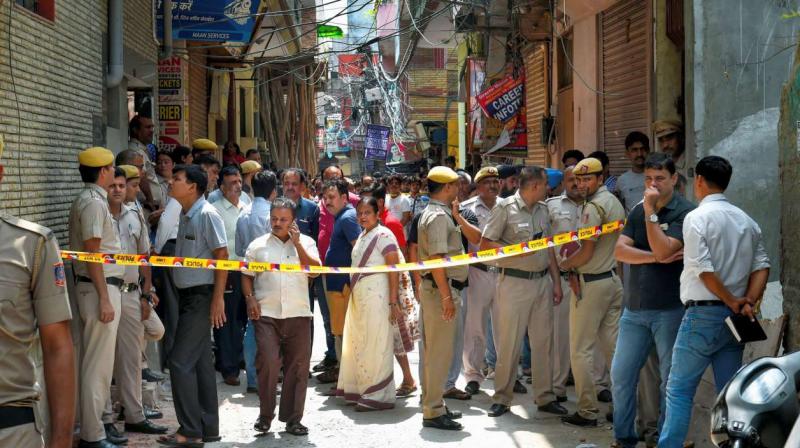 11 members of a family were found dead in a house in north Delhis Burari on Sunday. (Photo: PTI)