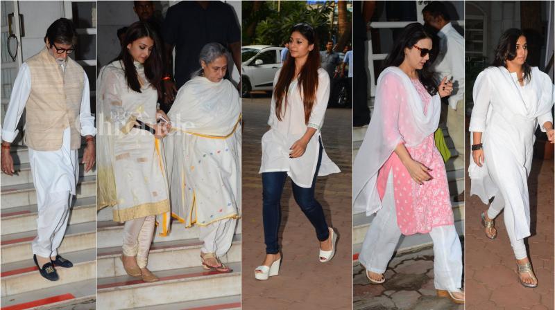 Bollywood celebs attend Shilpa Shettys fathers chautha ceremony
