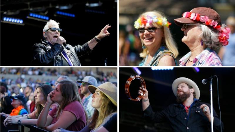 Music lovers enjoy the 50th ever Monterey International Pop Festival