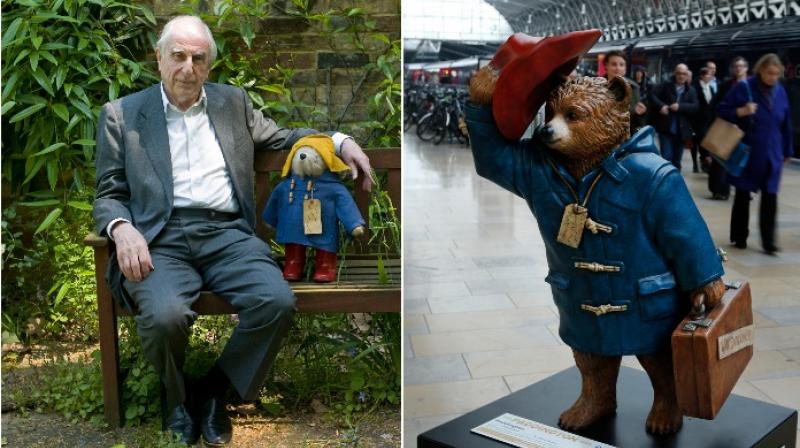 Michael Bond and his creation the Paddington Bear (Photo: AP)