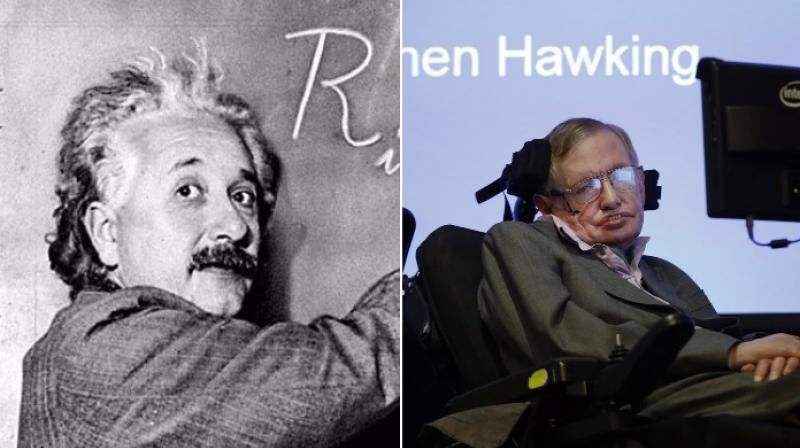 Albert Einstein and Stephen Hawking (Photo: AP)