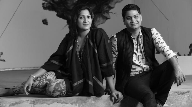 Priyanka and Prateek Raja, the organizers of the Experimenter Curators Hub