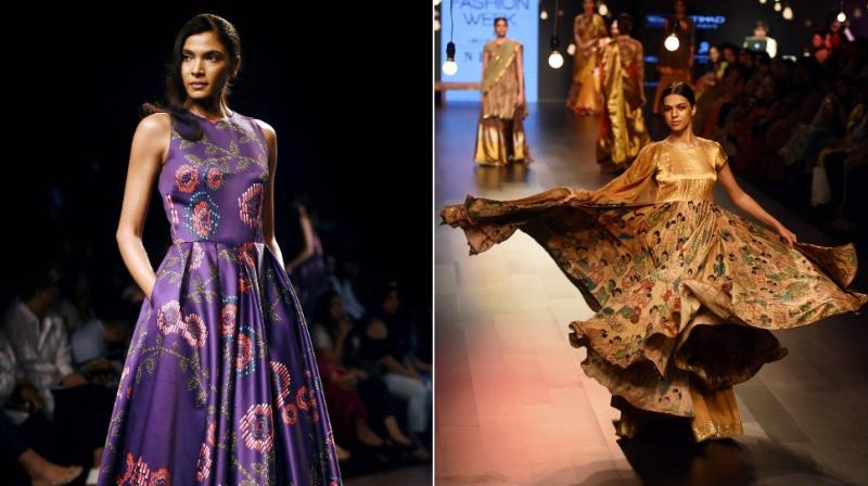 LFW: Florals, motifs and art on attires celebrate designs at Winter/Festive 2017
