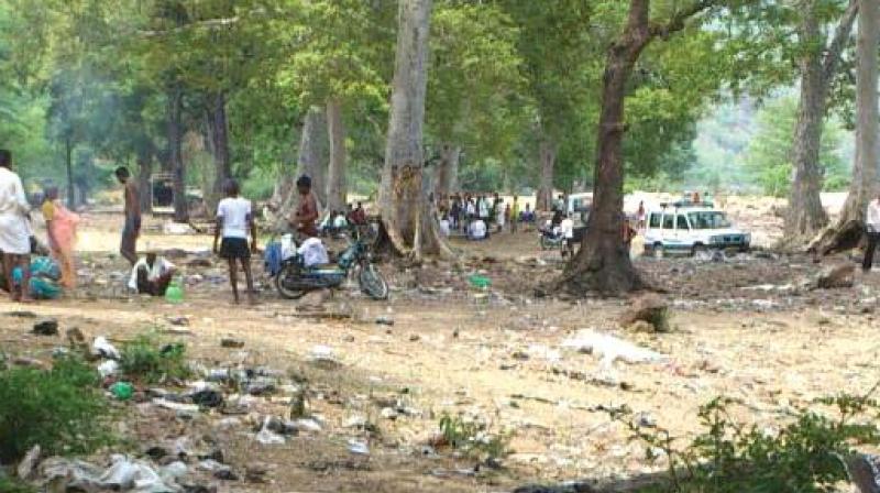 Banks of the Cauvery river in Muttathi are littered by devotees who sacrifice animals and feast on them.