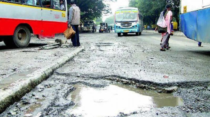 The incident drew sharp criticism from the public as well as the opposition BJP for the pathetic condition of roads.  (Representational Image)