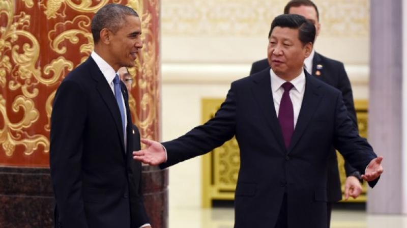US President Barack Obama with his Chinese counterpart Xi Jinping