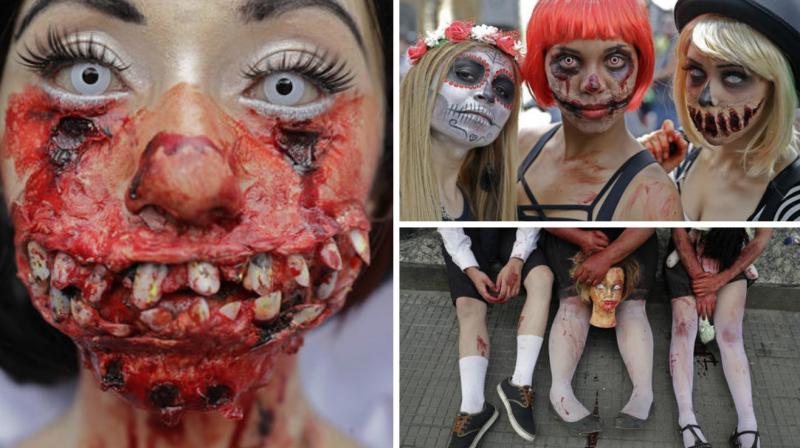 Annual Zombie Walk in Brazil to commemorate the Day of the Dead