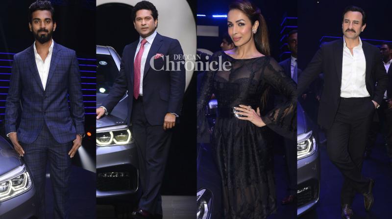 Saif, Sachin, Malaika, other stars look elegant at launch of luxury car