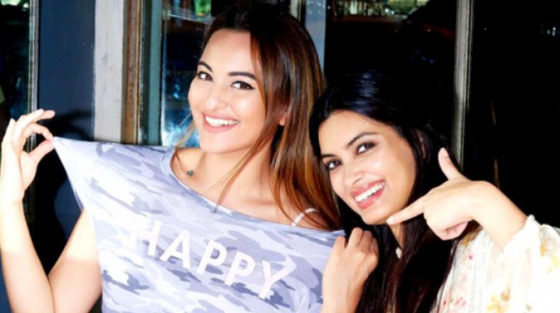 Sonakshi Sinha and Diana Penty in a photoshoot.
