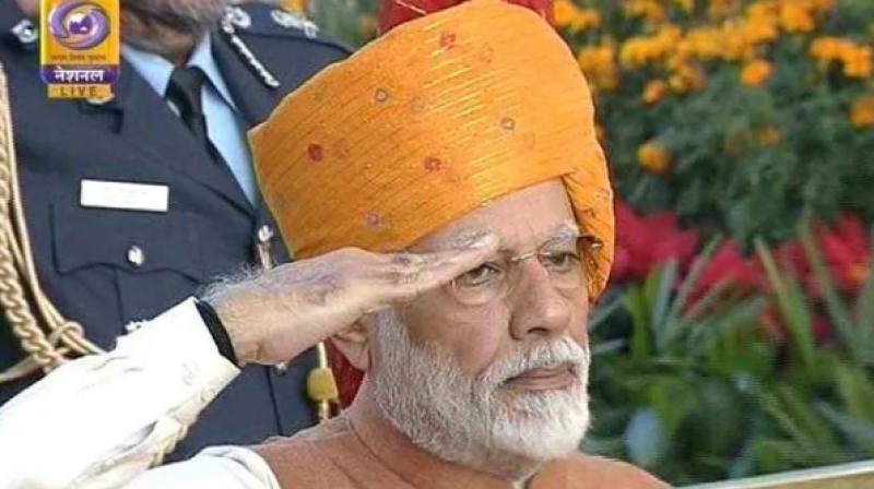 Prime Minister Narendra Modi. (Photo credit: DD National)