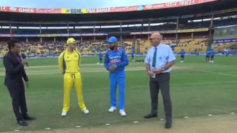 India vs Australia 4th ODI : BCCI trolled after major twitter blunder during the toss