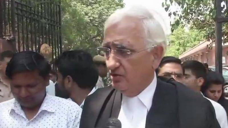 Khurshid was replying to a question asked by former AMU student. (Photo: ANI)