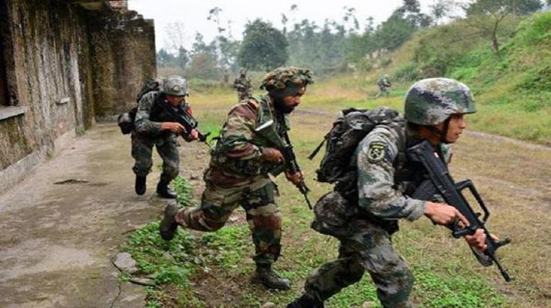 The combined exercise will simulate a scenario where both nations are working together in counter insurgency and counter terrorism environment in mountainous terrain. (Representational Image)