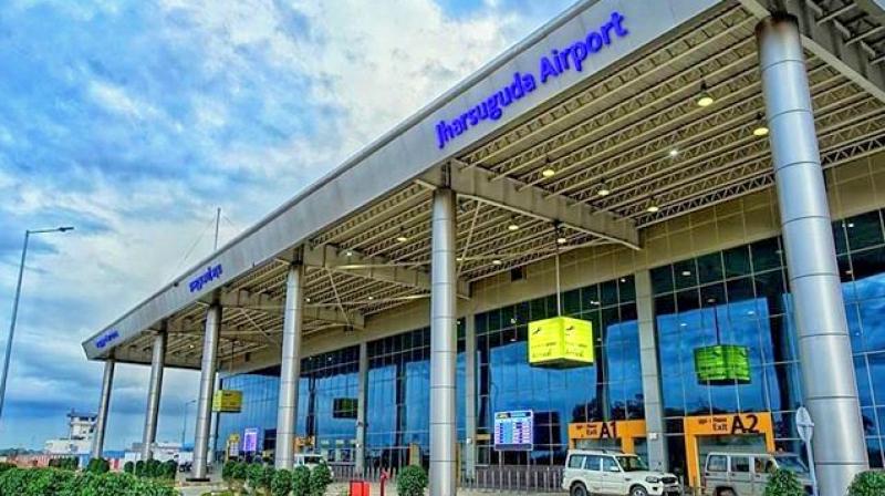 Highlighting the importance of Jharsuguda Airport, PM Modi said it would act as a junction for neighbouring Raipur and Ranchi and strengthen connectivity. (Photo: Twitter | @sureshpprabhu)
