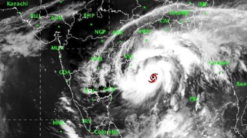 The cyclone is very likely to intensify further into a very severe cyclonic storm during the next 18 hours. (Photo: Twitter | @ndmaindia)
