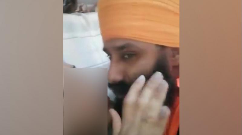 The video of Harsimranjit Singh Khera, several Sikh leaders believe, has exposed his false claims of gaining independence on Sikhs principles and beliefs. (Photo: ANI)