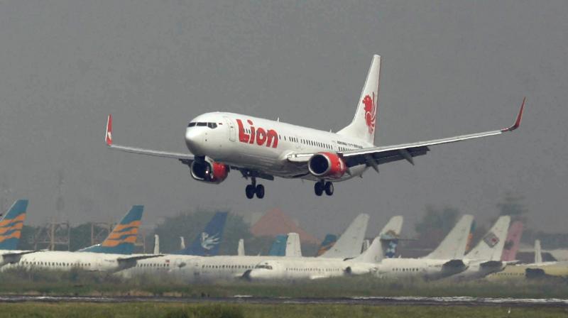 The plane lost contact 13 minutes after takeoff, according to the official. The jet was a Boeing 737 MAX 8, according to air tracking service Flightradar 24. (Photo: AP)