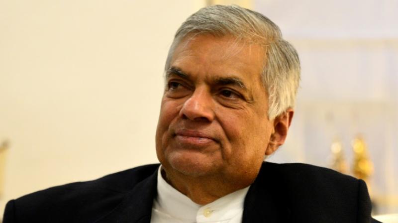 69-year-old Wickremesinghe was sacked out-of-the-blue on October 26 by President Maithripala Sirisena, with domineering former president Mahinda Rajapakse named in his place. (Photo: AFP)