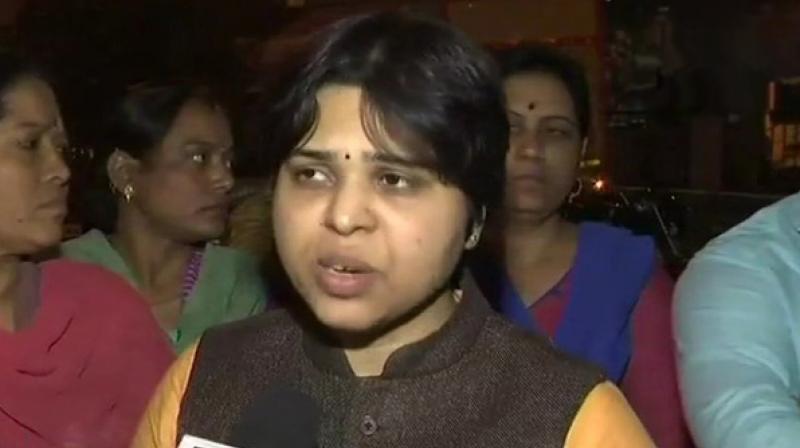 The activist further said the Kerala government had failed in providing security to women wanting to visit Sabarimala and condemned the hooliganism witnessed at the Kochi airport upon her arrival. (Photo: ANI)