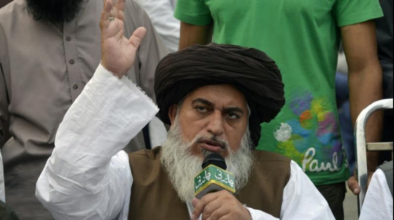 Firebrand cleric Khadim Hussain Rizvi, who is the leader of the Tehreek-e-Labaik Pakistan party, was detained ahead of a scheduled rally on Saturday in Islamabad. (Photo: